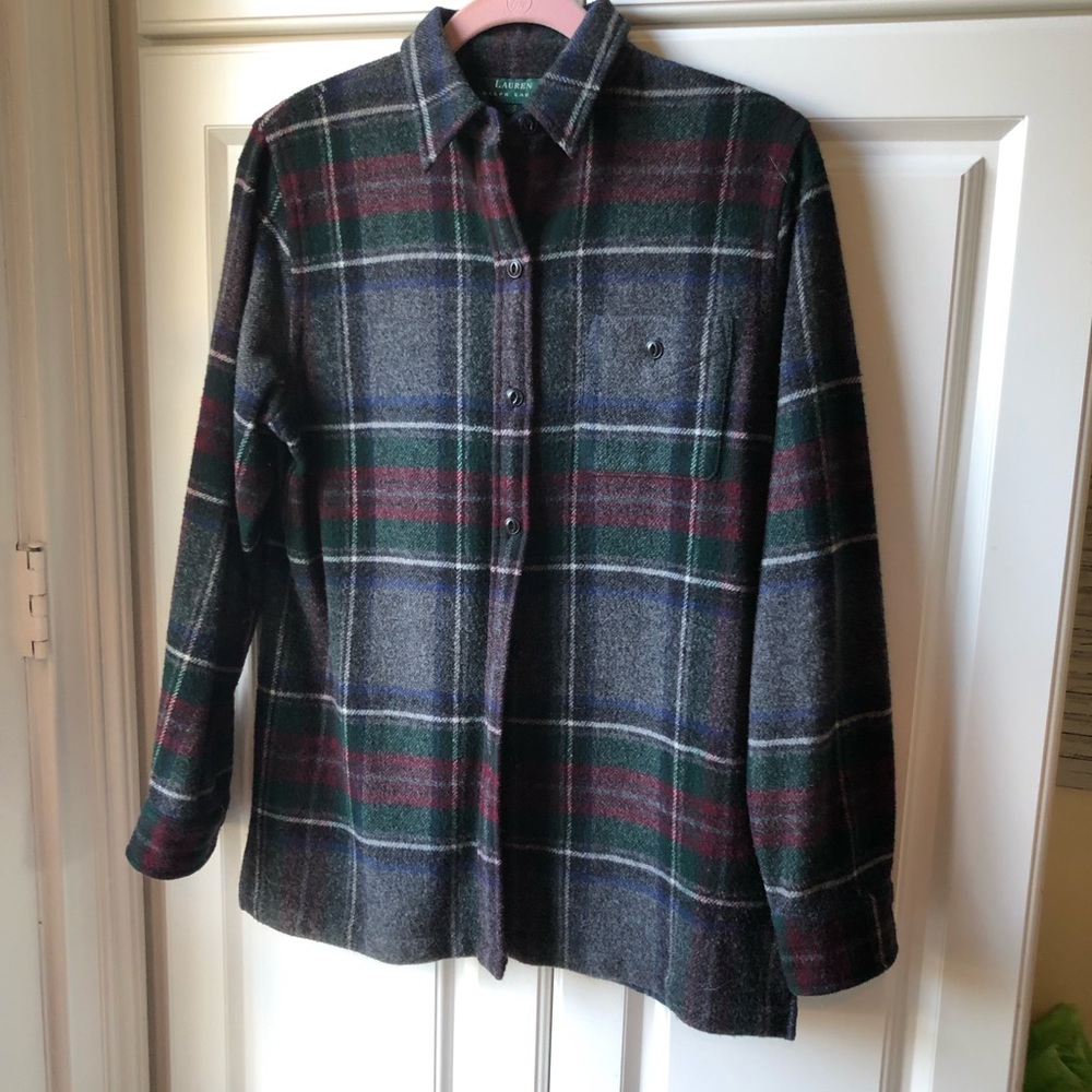 Lauren Ralph Lauren plaid wool shirt - NWOT